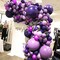 55 pcs 12 Inch Royal Purple Balloons - Latex Balloons for Balloon Garland and Arch, Ideal for Party Decorations, Birthday, Wedding, and Baby Shower